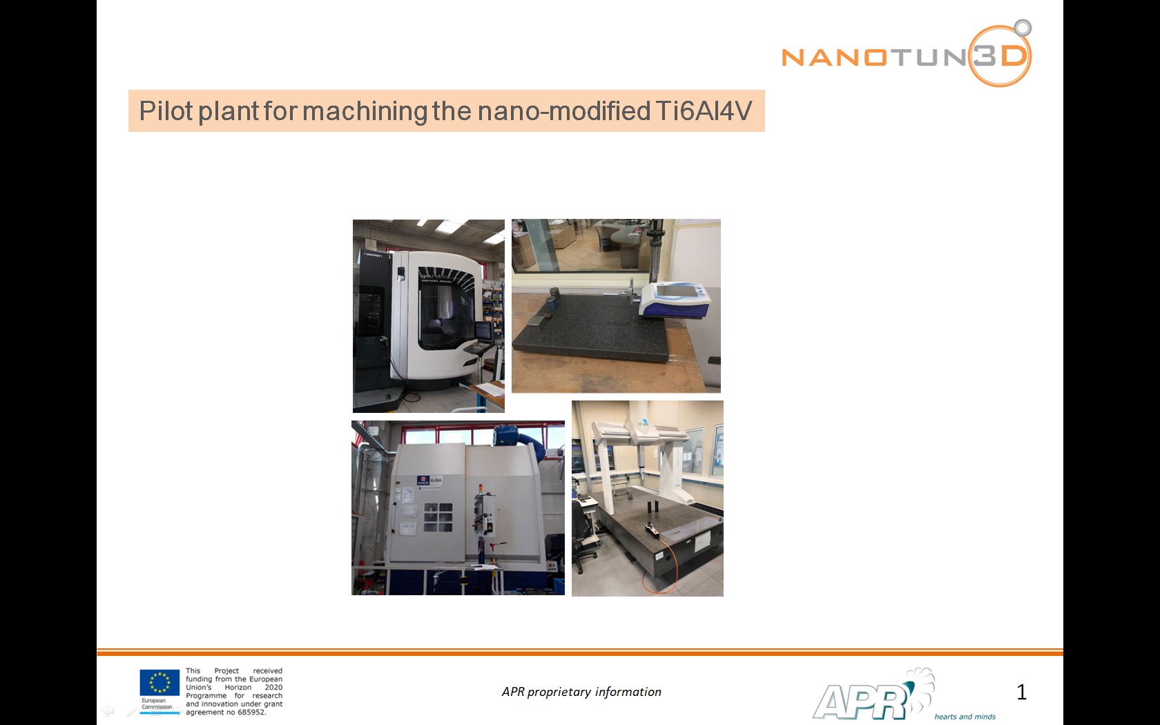 7 Machining and heat treatment workshop of Ti-MMNCs melted by SLM and EBM: APR